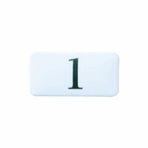Polar Bear Teak Sign No.1 NP-13N-1 40m/m x 20m/m x 2.0t White