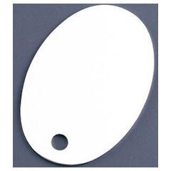 Anodized Nameplate Oval Type (100 Sheets) 378-A