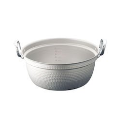 Endo Shoji AEK0903 Eco Clean Super Dengi Pot with Circle 11.8 inches (30 cm), Eco Clean Treatment, Aluminum Alloy, Made in Japan