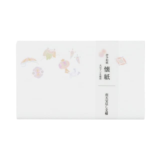 Kamiiso No. 3004 Nantenho Mishi Paper 6.9 x 5.7 inches (175 x 145 mm), Pack of 20