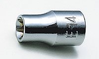 Ko-ken 6425-E26 3/4 Sq. Dr. TORX E26 Socket - Length 55mm
