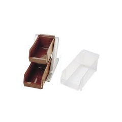 Deluxe Organizer White 2 Tier 1 Row (2 Pack), White/62-6524-33