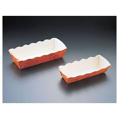 天満紙器 Tenma Paper Ware WBC33101 Rectangular Baking Tray, England Pattern, BT-101-L, Ivory Paper, Peelable Resin Lami, Japan (50 Sheets)