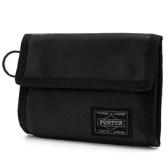 [Yoshida Bag] Porter Fold Wallet Aloof po-ta-aru-hu 023 – 01084 - black -