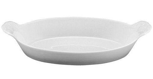 Schonbard 902228 Oval Gratin Dish (with Hand), White