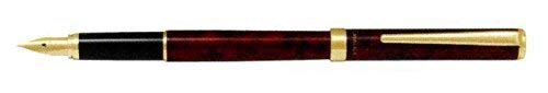 Pilot Marble Fountain Pen, Black&Red (FCAN-5SR-BR-F)