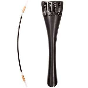 Wittner 1/4-1/8 Cello Ultra Composite Tailpiece with 4-tuners and Nylon Tailgut