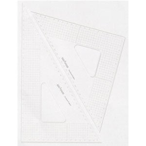 Dora path cutting triangle 3mm thick 36cm 5mm squares 13413 (japan import)