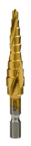 HiKOKI 0037-4479 Step Drill, Various Metal Drilling, Expanding Holes, Deburring, Chamfering, Under Wood Screws, 0.2 - 0.5 inches (4 - 12 mm)
