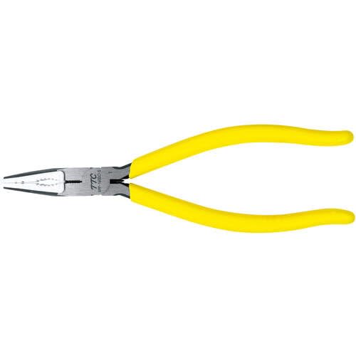 Tsunoda RPP-165SC-S, Non-Marring Soft Jaw Long Nose Pliers, Replaceable Jaw Pads, 6.5-Inch
