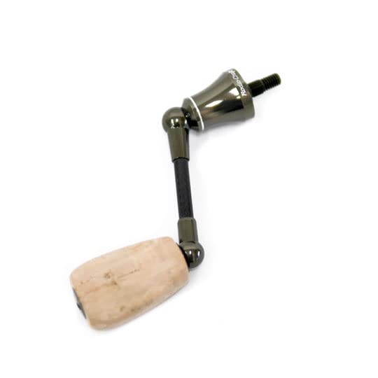 Rodiocraft RC-48.0-SHC-CP RC Single Spinning Carbon Handle Type 2 (for Shimano) 1.9 inches (48 mm), Champagne