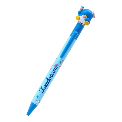 Sanrio 926957 Ballpoint Pen with Mascot, Tuxedo Thumb, ABS Resin, Ink Color: Black