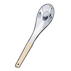 18 – 8 Taste Hobby, Chinese Porcelain Spoon Spoon Mini Ivory [Number] qag1305