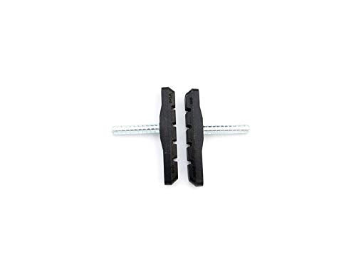 Simson Bicycle Parts Cantilever Brake Shoe 72 mm Black, Clear