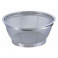 Endoshoji TKG NEW AZL4322 Commercial Mammoth Shallow Colander, 8.9 inches (22.5 cm), Stainless Steel