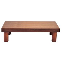 イービーエム(EBM) Wooden System Display Stand, Low Type, Brown