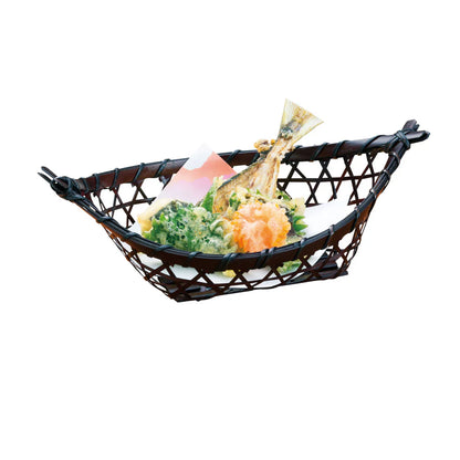 Handcrafted Bamboo Boat Basket