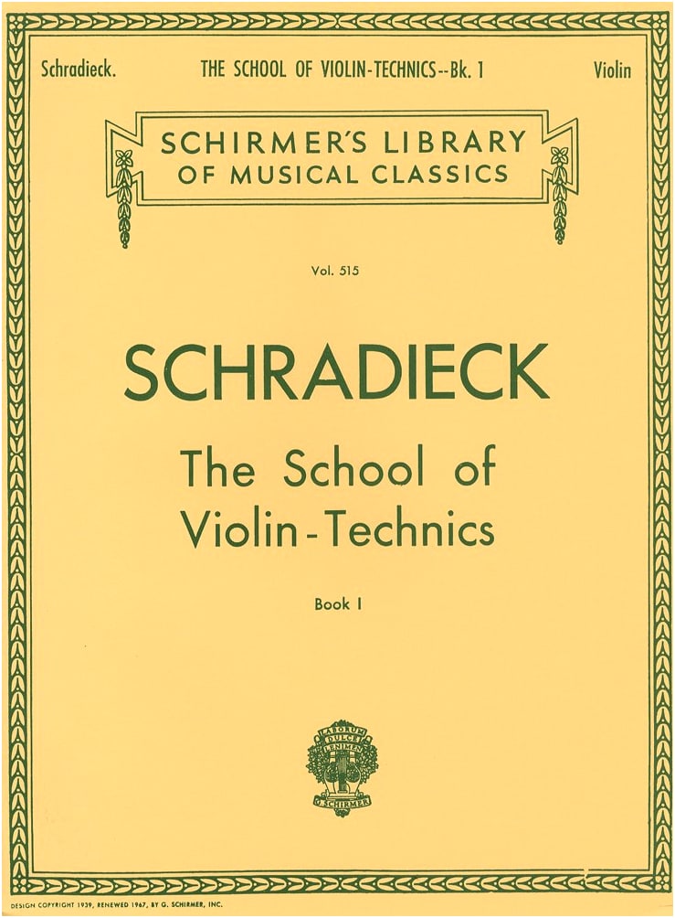 Shradieck: Violin Technique, Volume 1