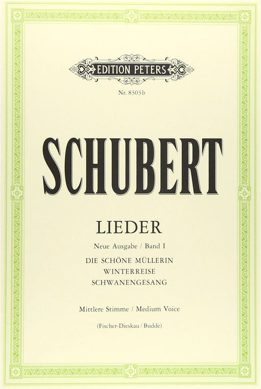 Schubert: Song Collection Volume 1, Medium Voice Edition by Fischer-Dieskau