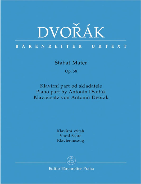 Dvořák: Stabat Mater Op.58 (Revised Edition) / Bärenreiter Praha / Choral Work
