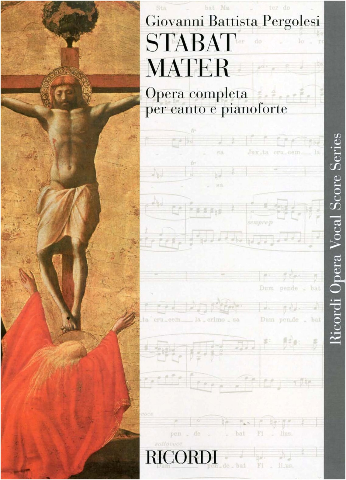 Pergolesi: Stabat Mater (Latin) - Ricordi Piano Accompaniment Vocal Score