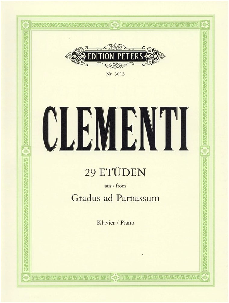 Clementi: 29 Piano Etudes from 'Gradus ad Parnassum,' edited by Tausig