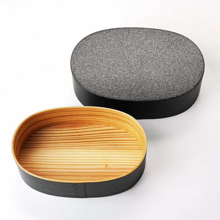 Reinforced Coated Wappa Bento Box (Ibushi Silver) – Modern Japanese Lunch Box