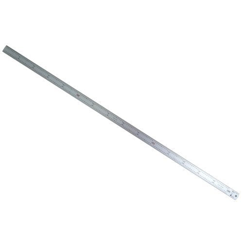 Shinwa Sokutei Chrome-plated Straight Edge Metal Ruler 1500mm