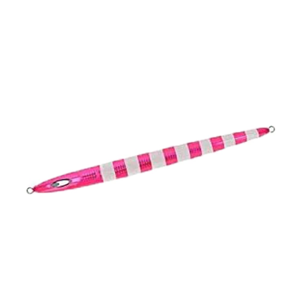 Daiwa Saltiga SL Jig Super Deep Metal Jig, 17.6 oz (500 g), PH Pink Zebra Lure