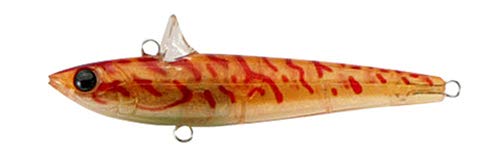 TackleHouse RB88LW Vibrating R.D.C Rolling Bait Lightweight 3.5 inches (88 mm), 0.6 oz (18 g), Red Shrimp #16