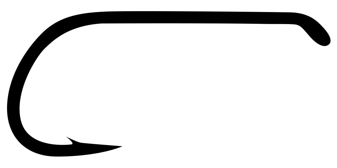TIEMCO TMC102Y Fly Hook, Small Pack, No. 11, Carbon Black