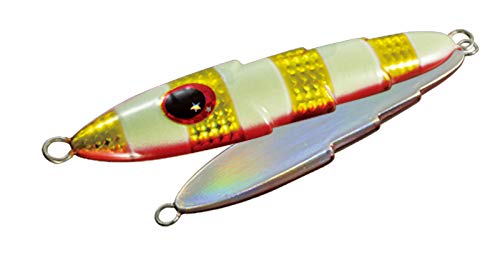 ZESTA Metal Jig, Slow Emotion Slippers, 17.6 oz (500 g), 74. RGDZL Akakin Zebra Glow