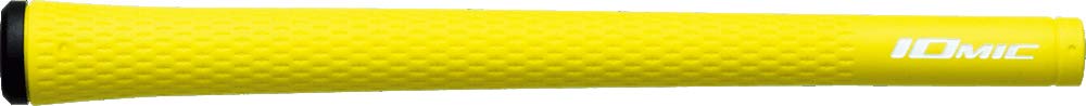 IOMIC Sticky1.8 Super Light Golf Grip with Backline, Lemon Yellow, Sticky Grip Series, Base: Lemon Yellow, End: Black M60