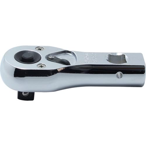Ko-ken 3753SMB 3/8 Sq. Dr. Ratchet Handle 24 teeth Short Length 81mm Push Button