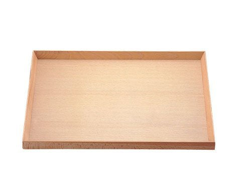 Sonobu Sangyo 03772 White Wood Placemat Tray, Size 2