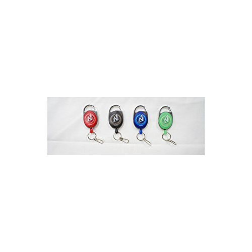 Uzaki Nissin NISSIN Carabiner Reel, Clear Red