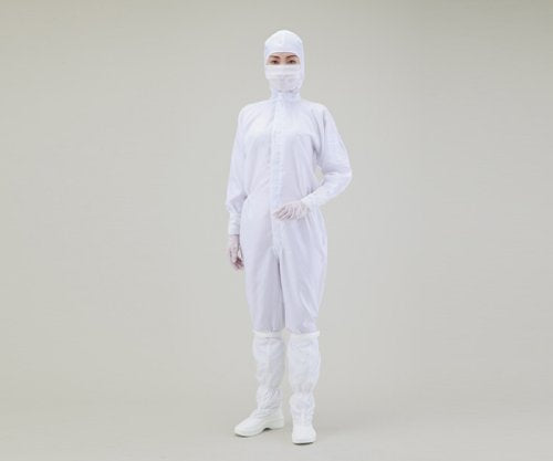 AS ONE Dust-Free Garment AS 197 C Hooded Coverall White 5 L / 1-7864-07