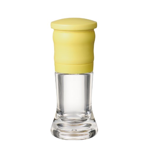 Kyocera CM-10N-YL Ceramic Mill, 1.4 fl oz (40 ml), Adjustable Coarseness, Disassembly Cleaning, Yellow