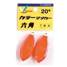 Color Sinker Hex 15 Fluorescent Fujiwara