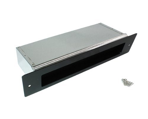 アイワ金属 Aiwa Post No. 3000 for Horizontal Thick Walls with Inner Lid, Black