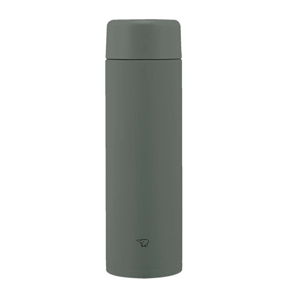 Zojirushi SM-GA60-HM Water Bottle, Screw Stainless Steel Mug, Seamless, 20.3 fl oz (600 ml), Forest Gray