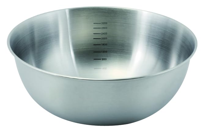 Pearl Metal Graduated Bowl, 10.6 inches (27 cm), Stainless Steel, Basis Line HC-439