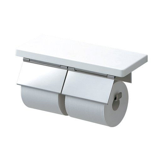 TOTO dual cigarette unit with a shelf (wood) stainless steel White YH402FW # NW1