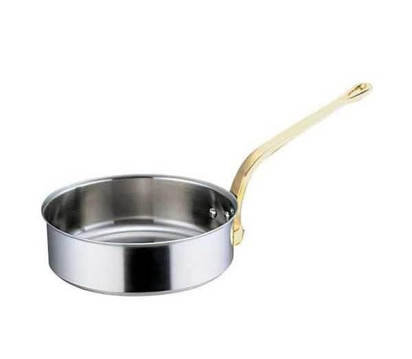 遠藤商事(Endo Shoji) Super Denge AST9701 Saute Pan (without lid) 5.9 inches (15 cm) (New Handle)