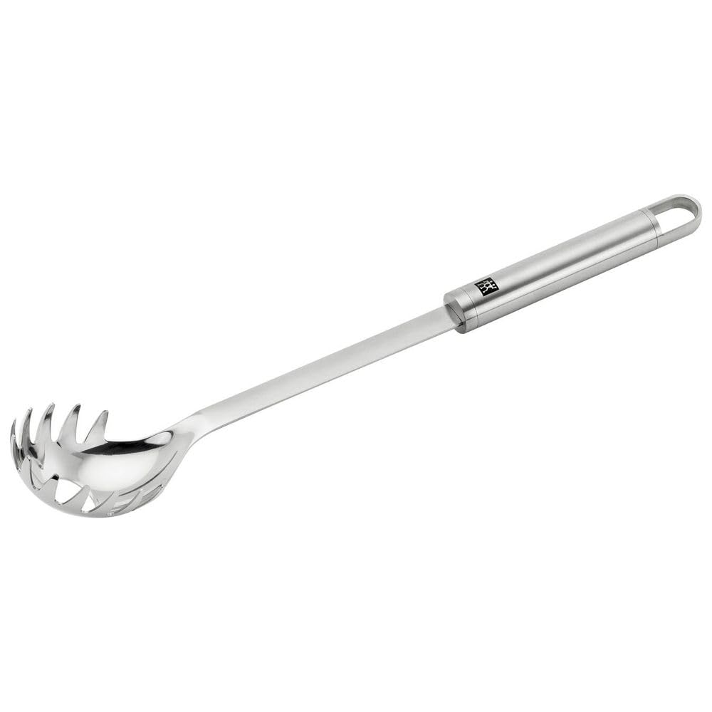 Zwilling Pro Pasta Ladle, Metallic Grey, 18/10 Stainless Steel, 33 cm