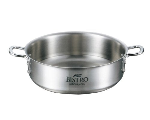 EBM Bistro Three-Layer Clad Outer Wheel Pot, 16.5 inches (42 cm), No Lid