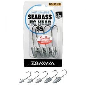 Daiwa 929417 Sea Bass Jig Head SS 0.4 oz (10 g) #3/0