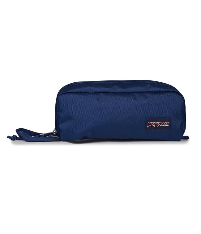JanSport Perfect Pouch – Accordion Opening, Single Compartment with 3 Dividers, Small Internal Pocket, Navy