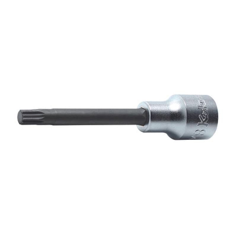 Ko-ken 4020.140-M5 1/2 Sq. Dr. Bit Socket XZN M5 Triple Square Length 140mm