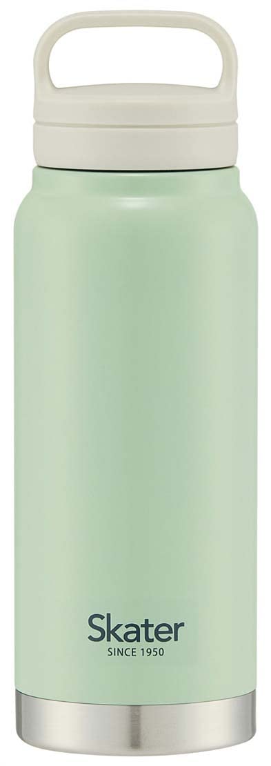 Skater STSC4-A Insulated Stainless Steel Mug Bottle, 16.9 fl oz (500 ml), Screw Handle, Dull Green
